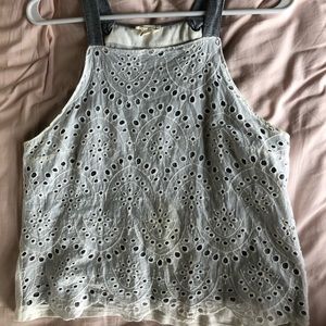 Hem and thread tank top